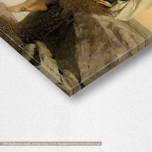 Canvas print Graziella, Lefebvre J. J., detail