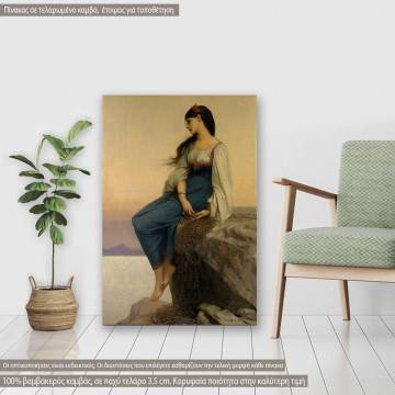 Canvas print Graziella, Lefebvre J. J.