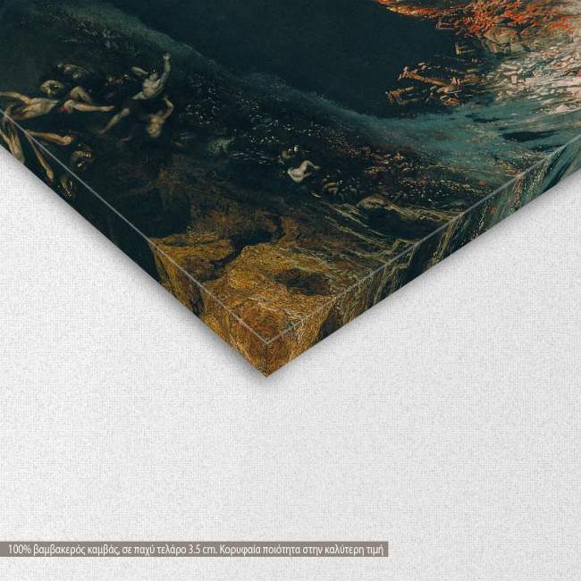 Canvas print The great day of his wrath, Martin J., detail