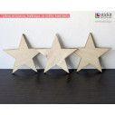 Wooden Star (sharp) decorative figure