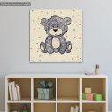 Kids canvas print painted Bear