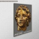 Canvas print Alexander the Great bust, side