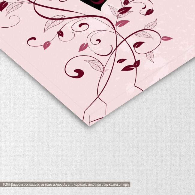 Canvas print Butterfly lady, detail