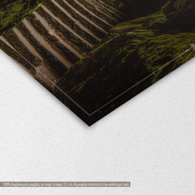 Canvas print Mountain steps, detail