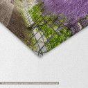 Canvas print Wisteria flower tunnel, detail