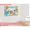 Kids canvas print Welcome little on
