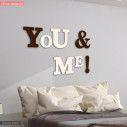 Ξύλινα γράμματα You&me