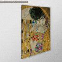 The kiss, close up, Gustav Klimt, αντίγραφο - αναπαραγωγή πινακα σε καμβά, κοντινό