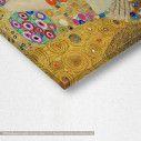 Canvas print The kiss, close up, Klimt Gustav, detail