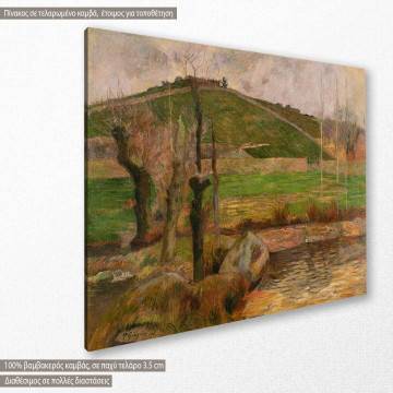 Πίνακας ζωγραφικής Landscape near Pont Aven, Gauguin P., αντίγραφο σε καμβά 2