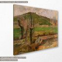 Canvas print Landscape near Pont Aven, Gauguin P., side