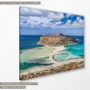Canvas print Aegean, Balos, Crete, side