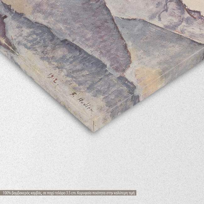Canvas print Le grand Muveran, Hodler F., detail