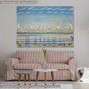 Canvas print Rhythmische landschaft am Genfersee, Hodler F.