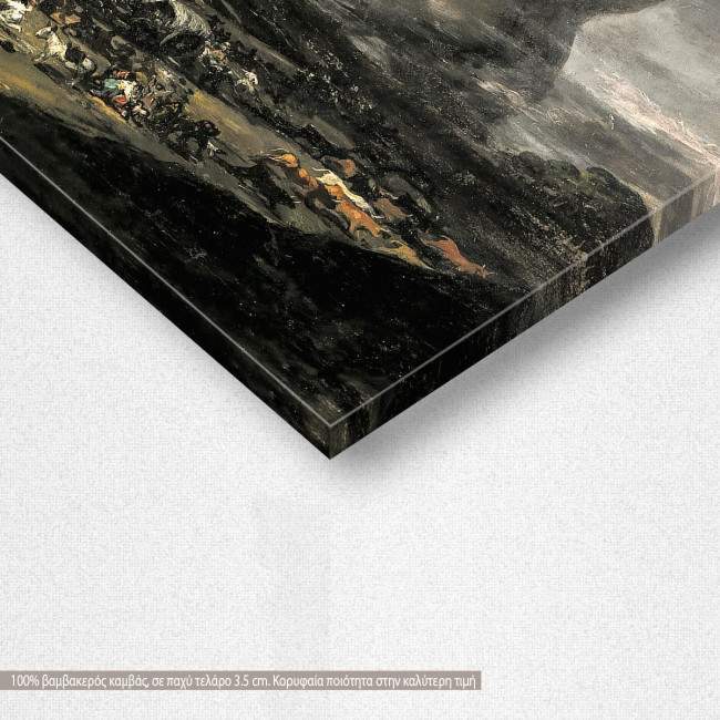 Canvas print The Colossus, Goya F., detail