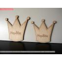 Wooden Crown  decorative figure