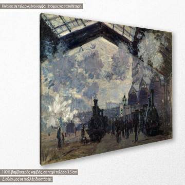 Canvas print The gare St-Lazare, Monet 2