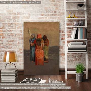 Πίνακας ζωγραφικής The three fates, Redon Odilon, αντίγραφο σε καμβά
