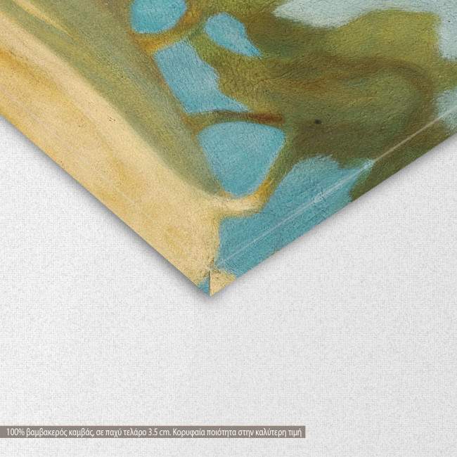 Canvas print Trees in Greek landscape, Oikonomou, detail