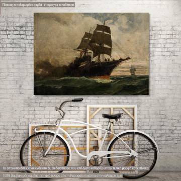 Canvas print Rising through the seas, Volanakis