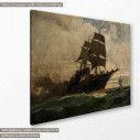 Canvas print Rising through the seas, Volanakis, side