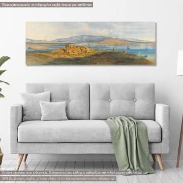Πίνακας ζωγραφικής Το λιμάνι του Πειραιά, Lange L., αντίγραφο σε καμβά