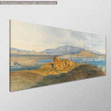 Canvas print The port of Piraeus Lange L. Framed canvas View 1 2