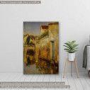 Canvas print Canal houses, Rizos