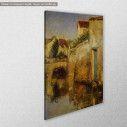 Canvas print Canal houses, Rizos, side