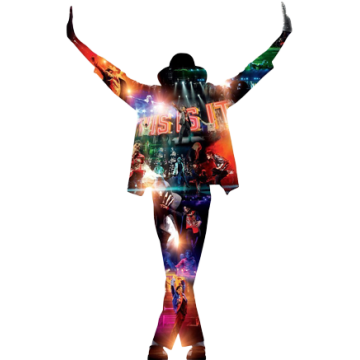 Αυτοκόλλητο τοίχου Michael Jackson  This is it 2