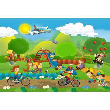 Wallpaper At the playground 2