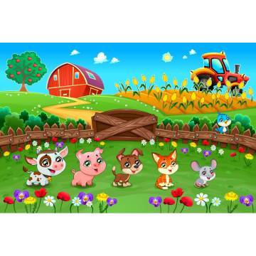 Wallpaper Cute farm animals 2
