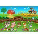 Wallpaper Cute farm animals