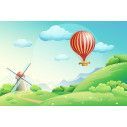 Wallpaper Air balloon at countryside