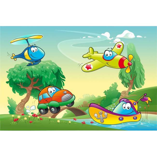 Crazy machines, φωτογραφική ταπετσαρία