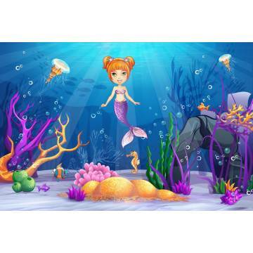 Wallpaper Mermaid in the sea 2
