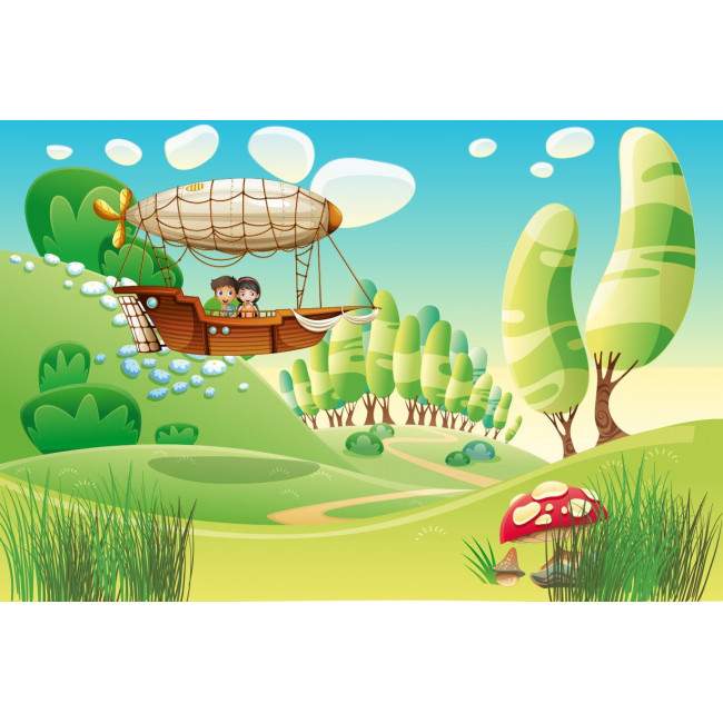 Wallpaper Air balloon ride