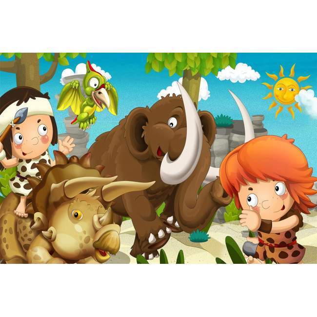 Prehistoric friends, φωτογραφική ταπετσαρία