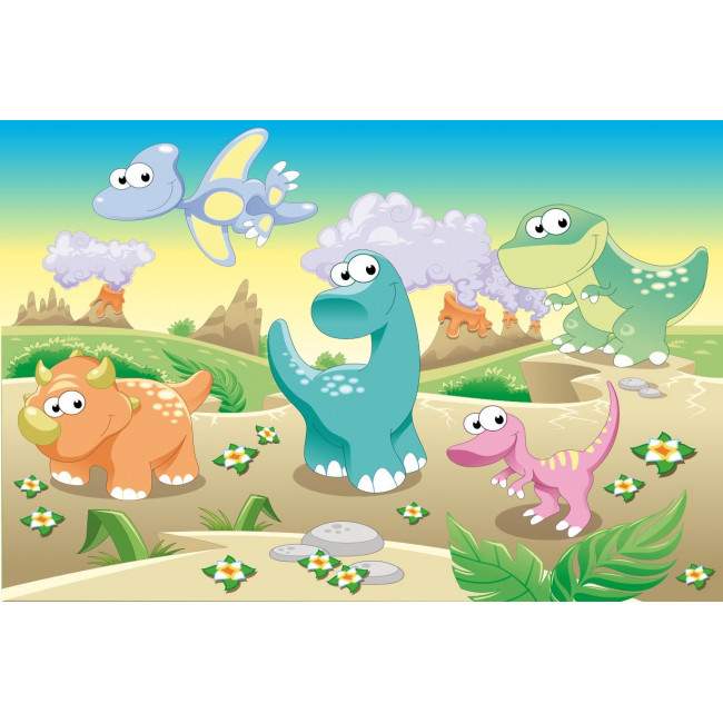 Wallpaper Cute dinosaurs