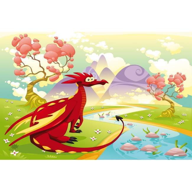 Red dragon, φωτογραφική ταπετσαρία