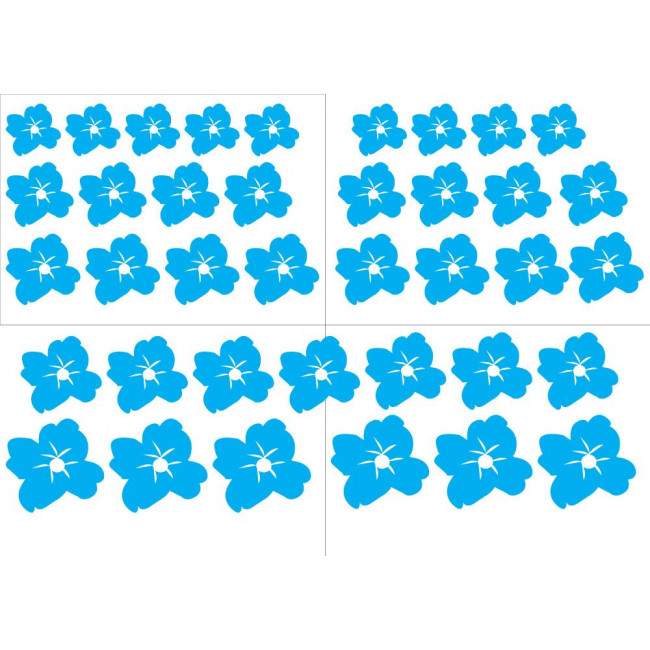 Kids wall stickers Elegant cherry blossom tree, additional stickers