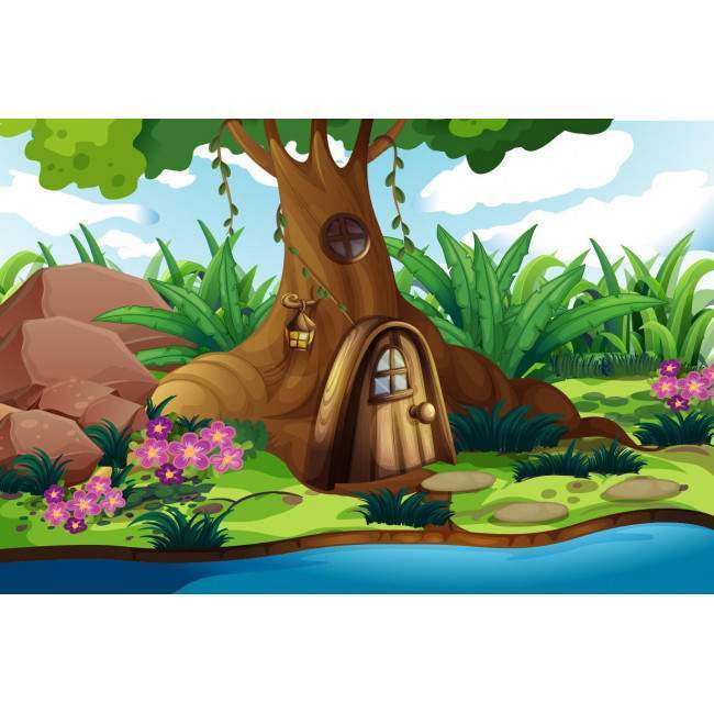 Wallpaper Tree house at forest