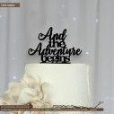 Cake topper And the adventure begins