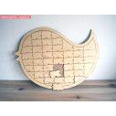 Wooden wishes board Birds puzzle 