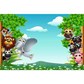 Wallpaper Happy party in the countryside 2