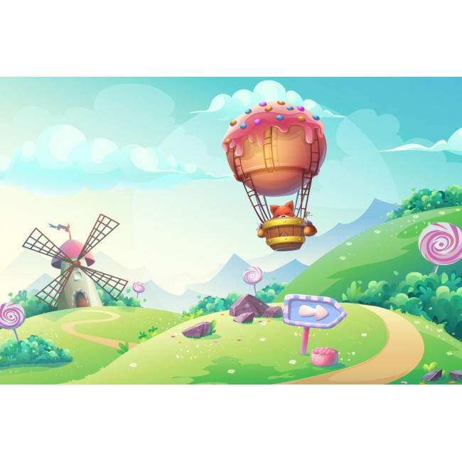 Flying fox!, φωτογραφική ταπετσαρία