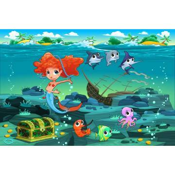 Wallpaper mermaid tales 2