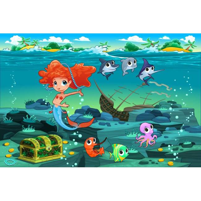 Wallpaper mermaid tales