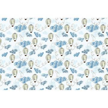 Wallpaper Clouds and balloons, pattern 2