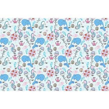 Ταπετσαρία τοίχου Sea life, μοτίβο 2